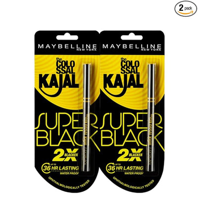 Super Black Kajal Pack of 2